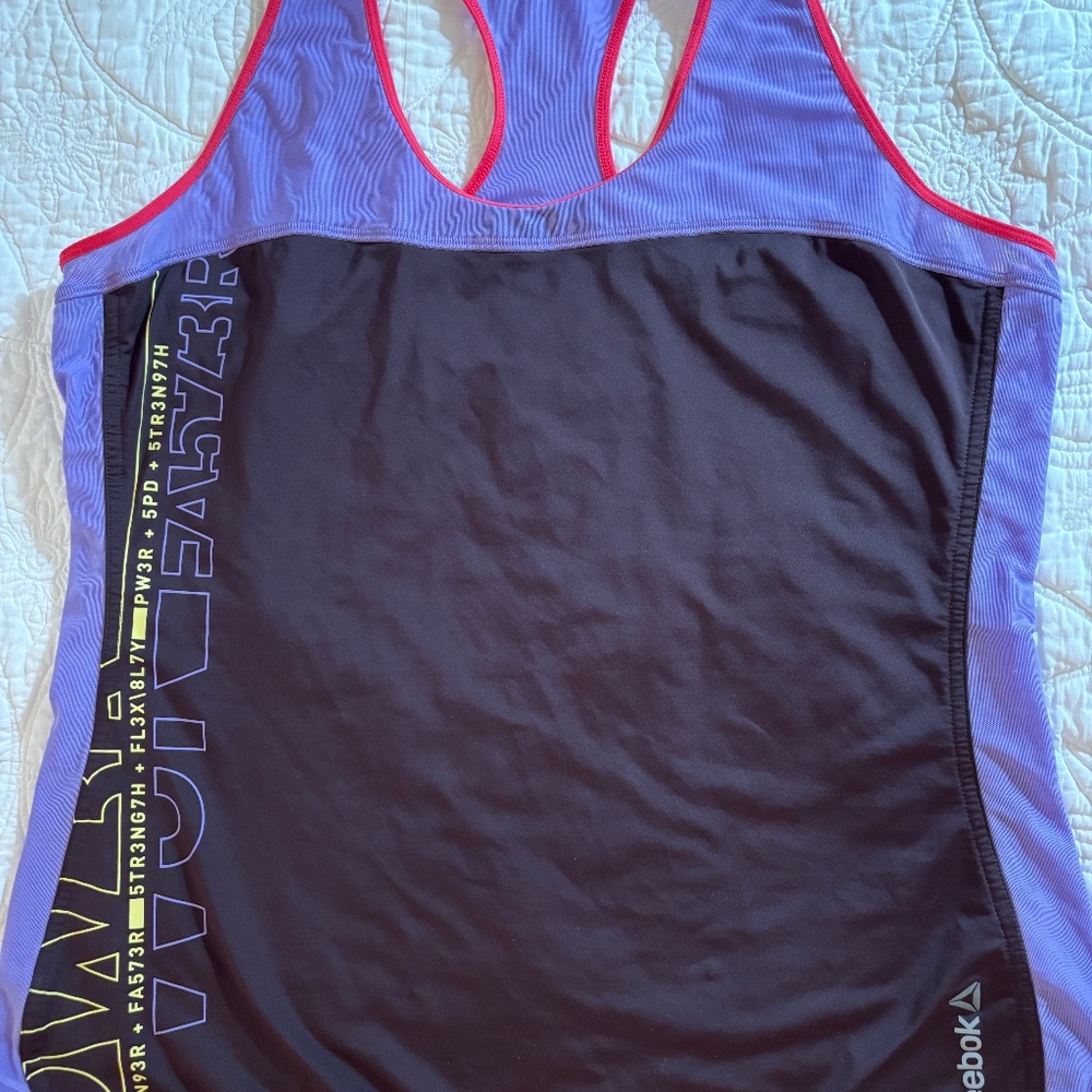 Reebok Brown Racer-back Tank